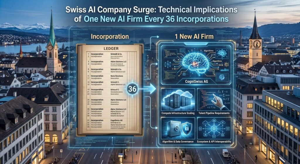 Swiss AI Company Surge: Technical Implications of One New AI Firm Every 36 Incorporations